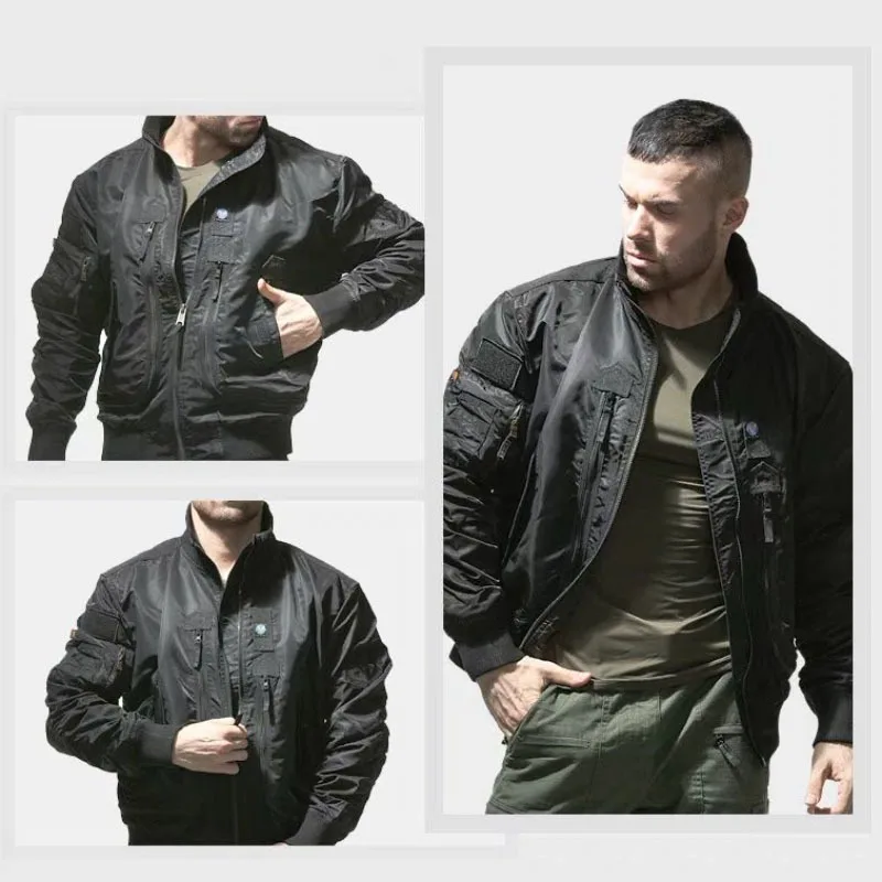 

Bomber Jacket Man Casual Jacket New in Jackets Bomber Men Cold Outdoor Windbreaker Sports Heating Sportsfor