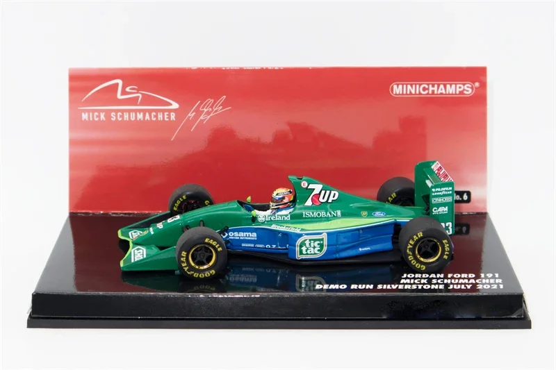 Minichamp-フォード191-mick schumacher-demo Fisverstone july model Car、1:43、2021