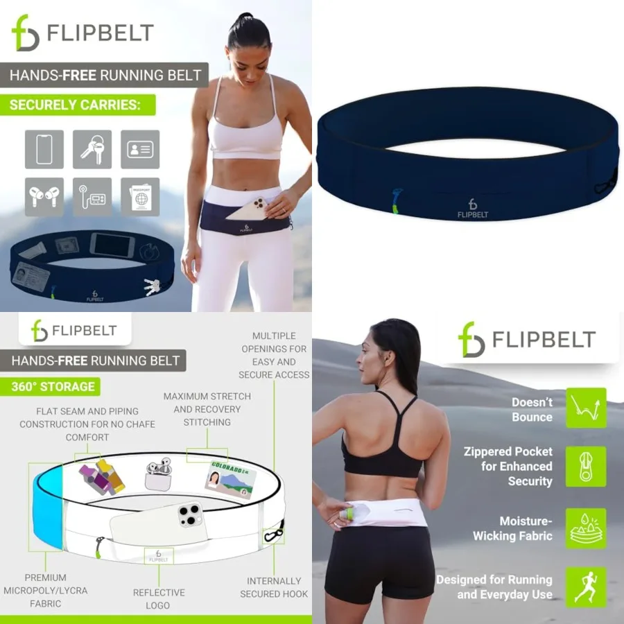 

Zipper Running Bet, Waist Pack for Fitness and Running, US Company