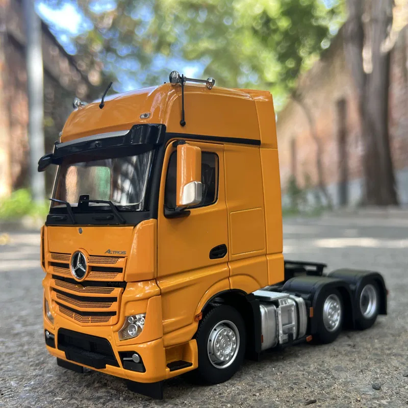 

Оригинальная масштабная модель 1:32, модели Marge, прицепной грузовик MB BENZ Actros, под давлением модель для коллекции и демонстрации