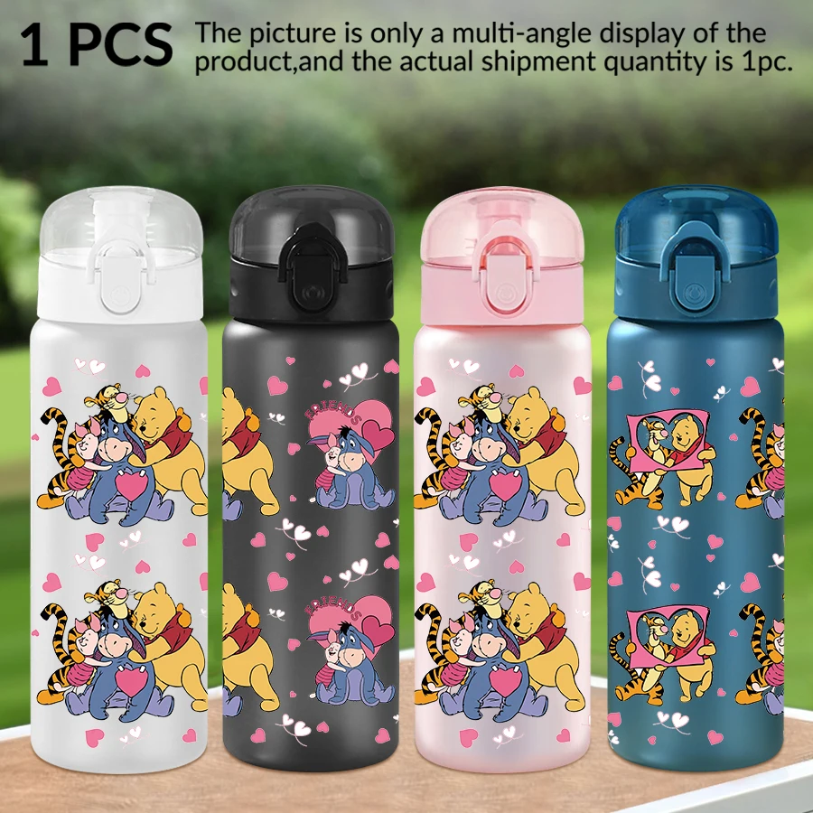 

1Pc Disney Winnie The Pooh/Tigger/patterned 26oz Plastic Water Bottle Sports Cup As A Birthday/back-to-school Gift