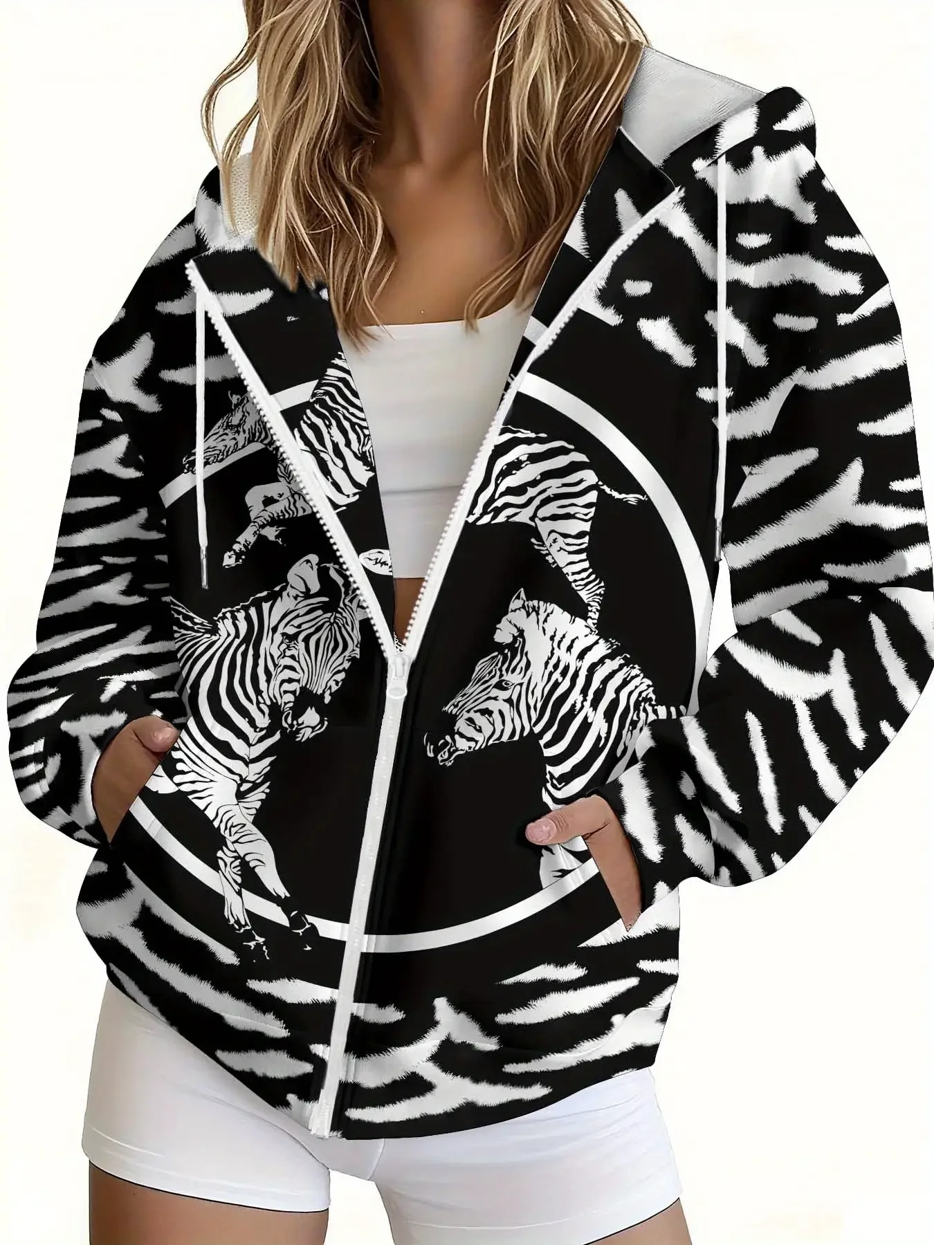 

New Internet Celebrity Versatile Coat Fashion Girls' Hoodie Women's Breathable and warm, a must-have item for street style