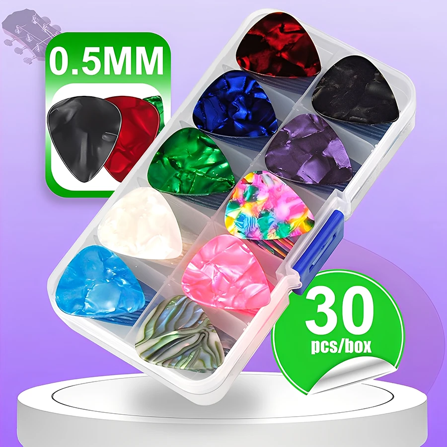 Musical Instrument Fagot - 30pcs Pick Gitar SLL Warna ABS