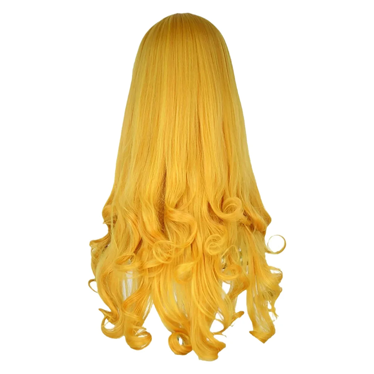 A27U Hot Anime Sleeping Beauties Princess Wig Women Long Yellow Hair Cosplay Costume Halloween Wigs Long Curly Hair