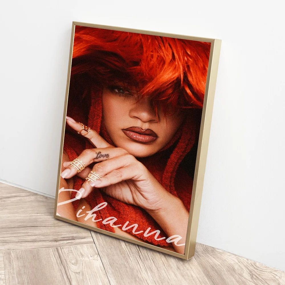 المغني R-RIHANNAS الفيلم الكلاسيكي الملصقات خمر غرفة بار مقهى ديكور ملصقات جدار اللوحة #5