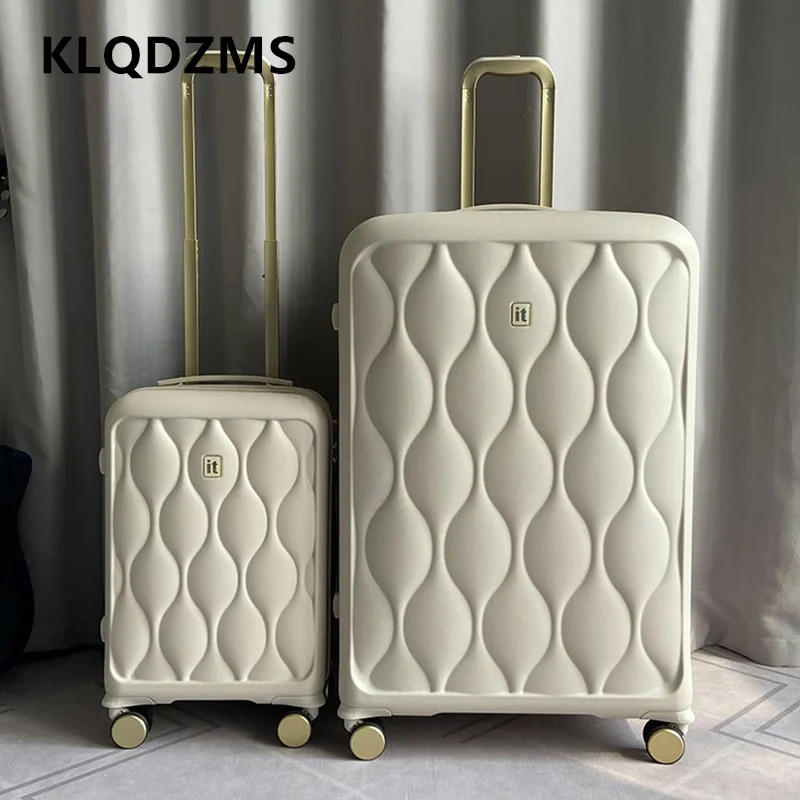 KLQDZMS جديد 20 "29 بوصة سعة كبيرة حقيبة تروللي بعجلات للرجال PC الصعود صندوق الطلاب كلمة المرور صندوق المرأة حمل على السفر الأمتعة #6