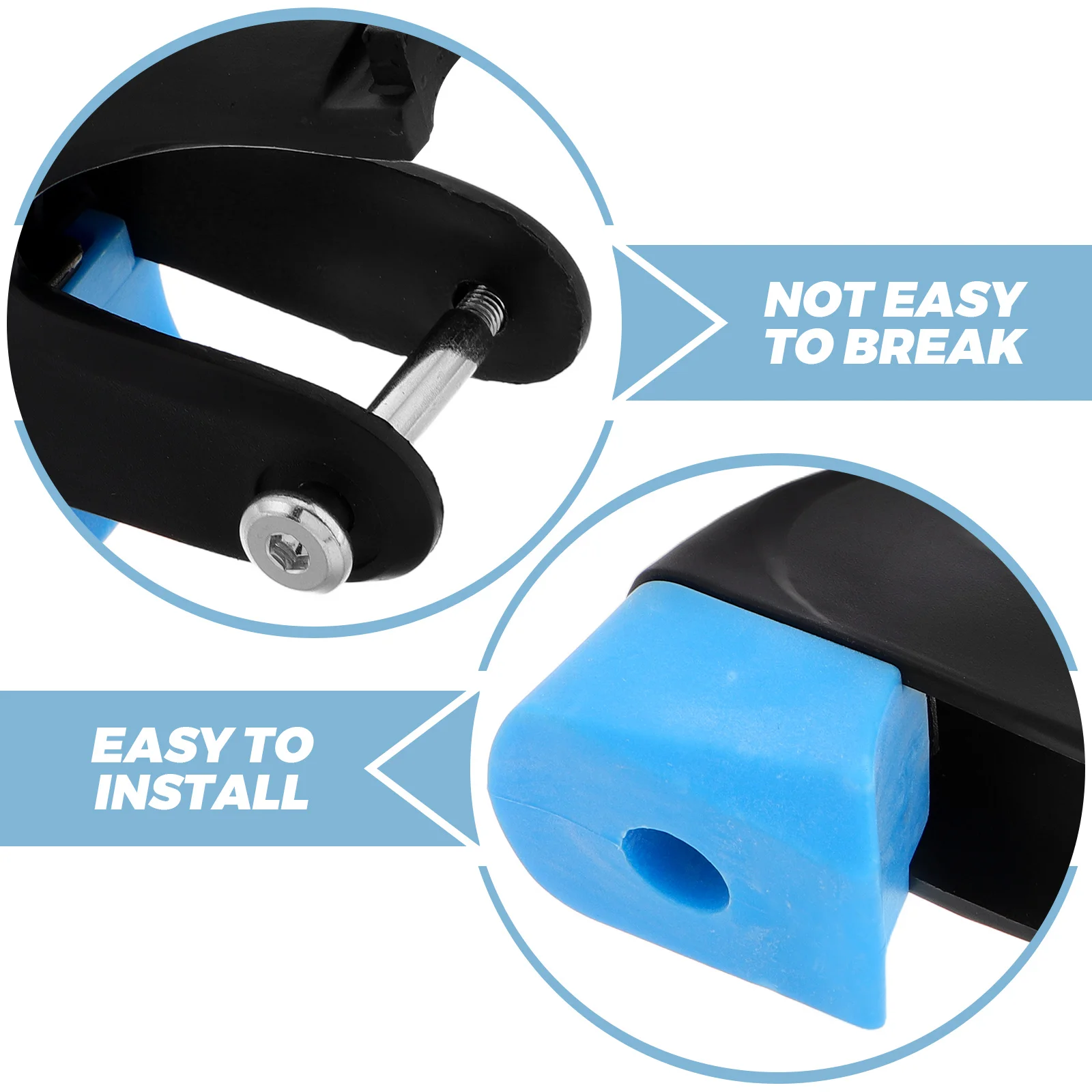 Perlengkapan Inline Sepatu Roda Anak-anak Rem Blok Sumbat Komponen Universal Blok Baja Tahan Karat