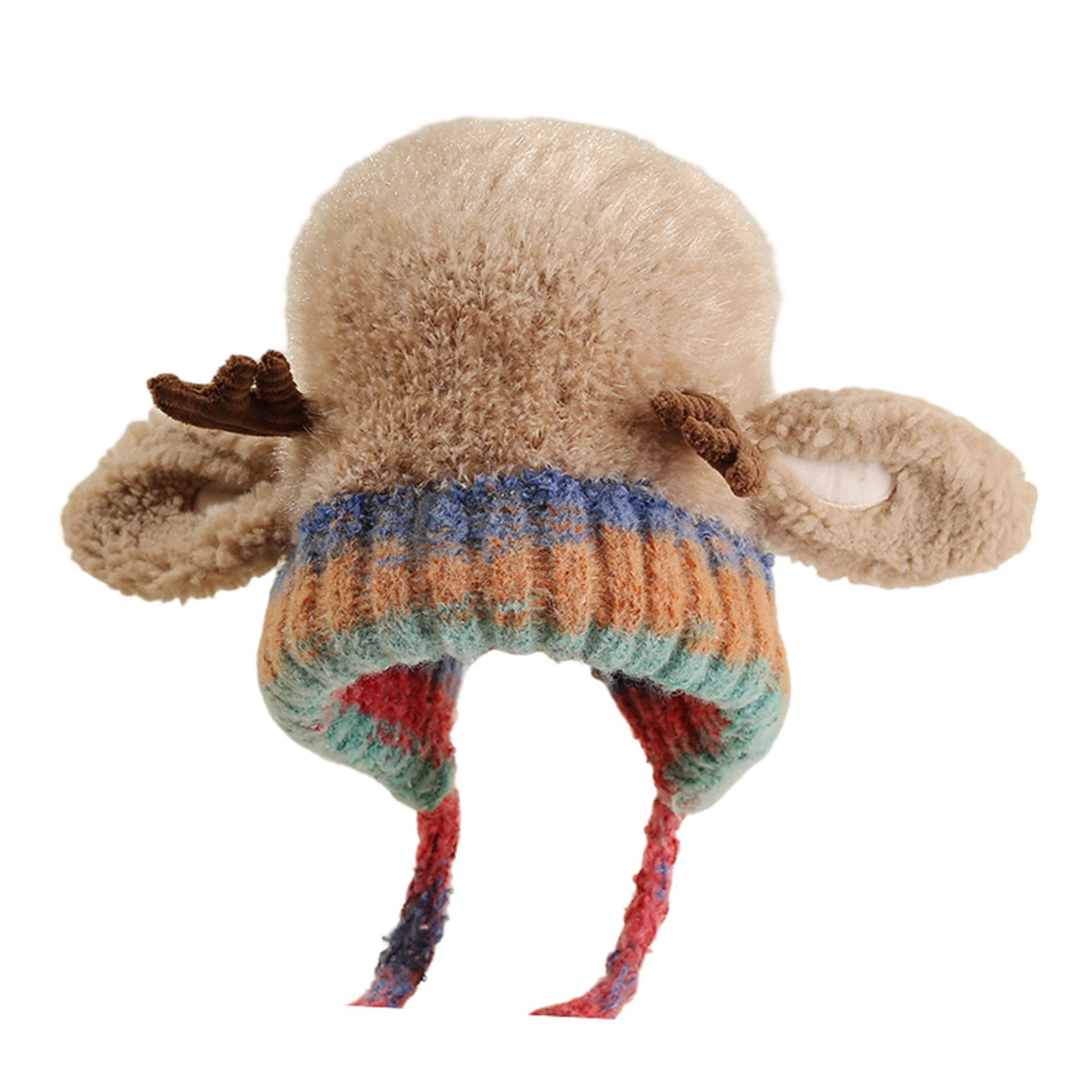 

Деформируемая шляпа из оленьих рогов 2-в-1, переключатель между головным убором и сумочкой в стиле милой шапке для хранения оленя с рогами оленя