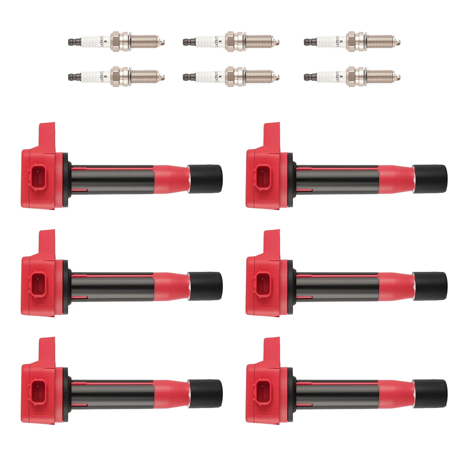 

Complete Ignition Solution 6 Coils & 6 Plugs For Honda Crosstour 3.5L 2012