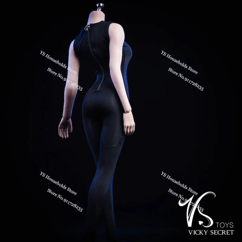 

VSTOYS 19XG38 1/6 Female Soldier Sleeveless One Piece Bodysuit 19XG37 Elastic Tight Jumpsuit Clothes Accessory Fit 12" Figure