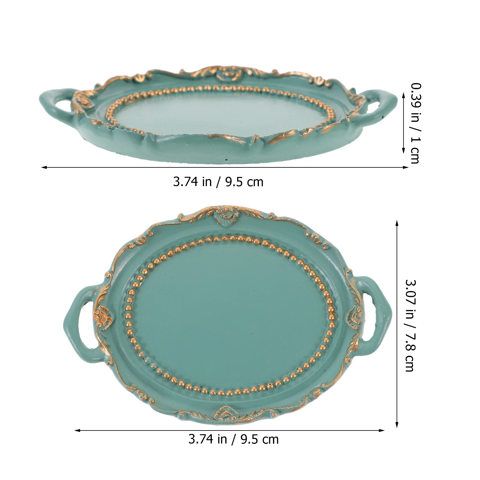 

Vintage Jewelry Tray Ring Holder Trinket Dish Storage Organizer Decorative Bathroom Kitchen Cabinet Space Saving Soap Lipstick