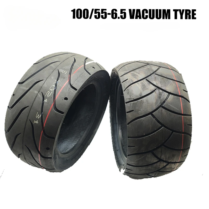 Tubeless Tire hickened Wear-resistant Vacuum Tyre with Air Valve for Electric Scooter100/65-6.5