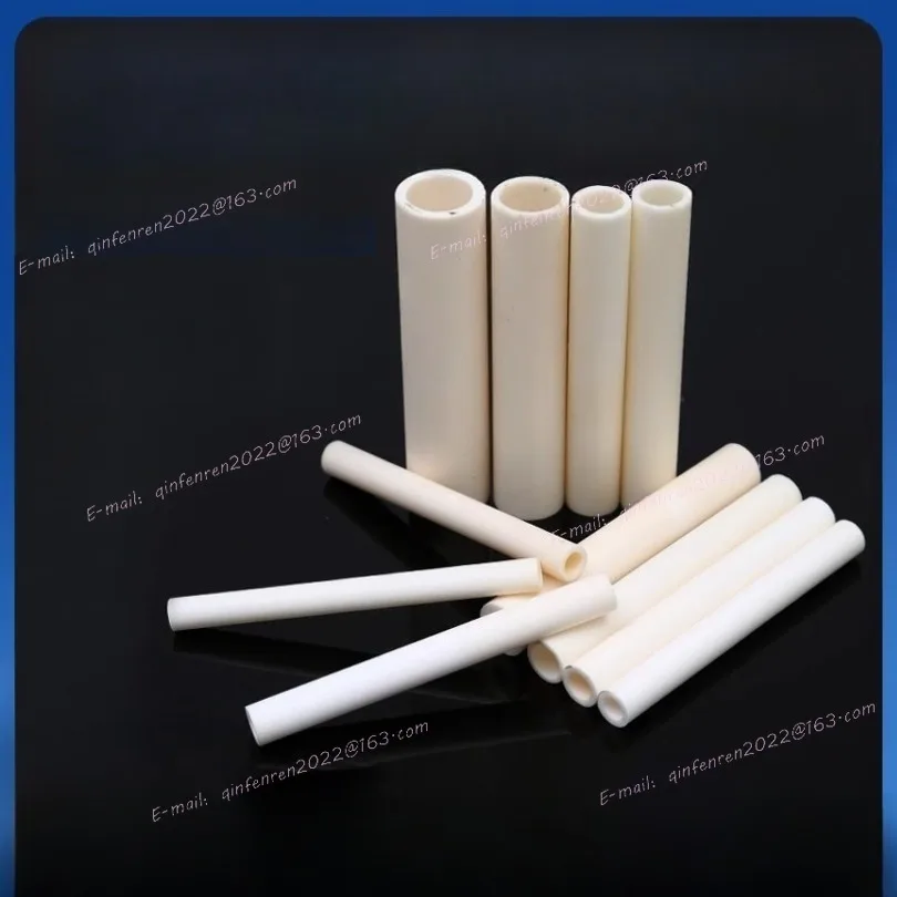 1pc 0.4mm-3mm Alumina ceramic tube Hollow insulating rod capillary pipe Thermocouple protection tube 100mm length