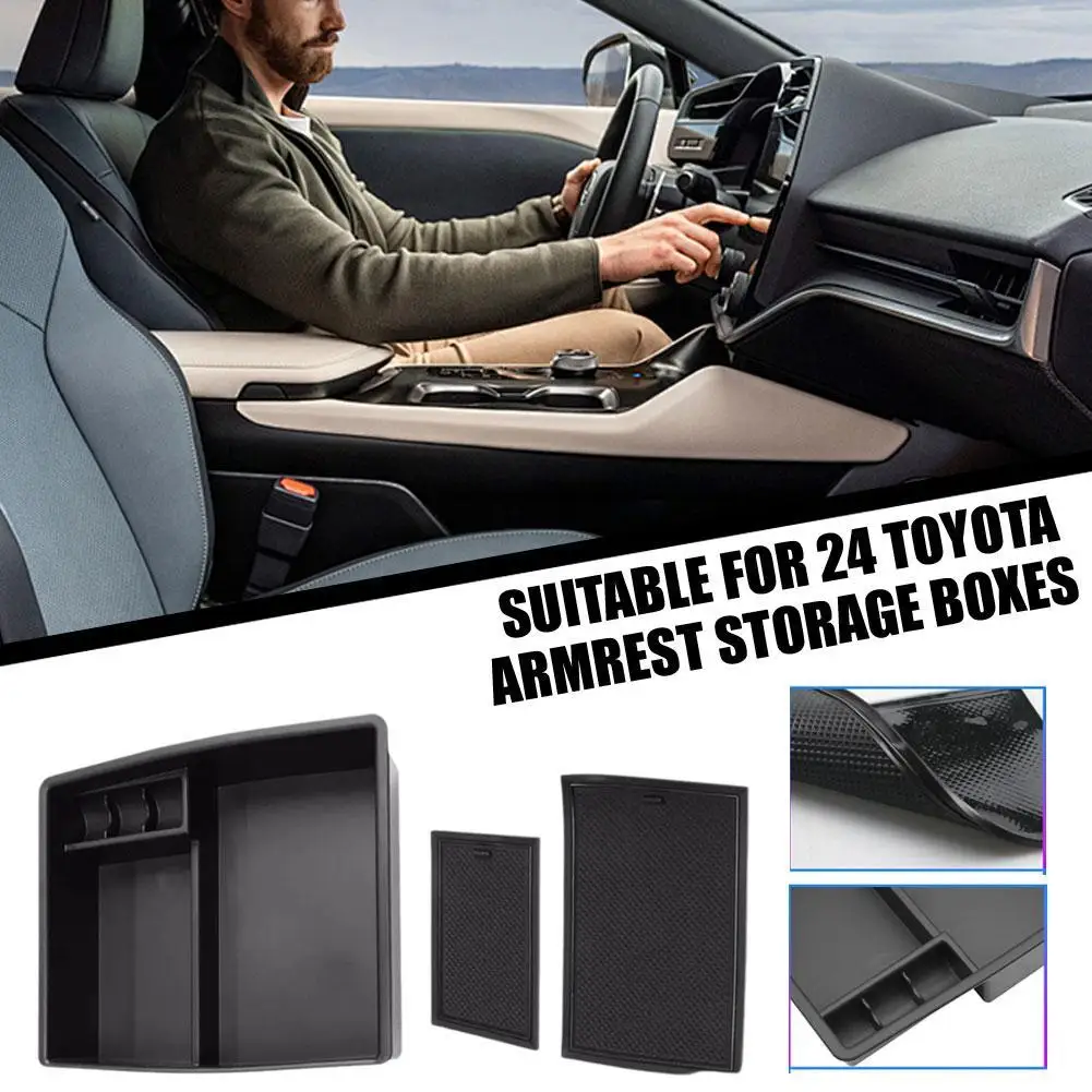 

Car Center Console Armrest Storage Box Tray For 2024 Center Organizer Storage Box Car Accessories