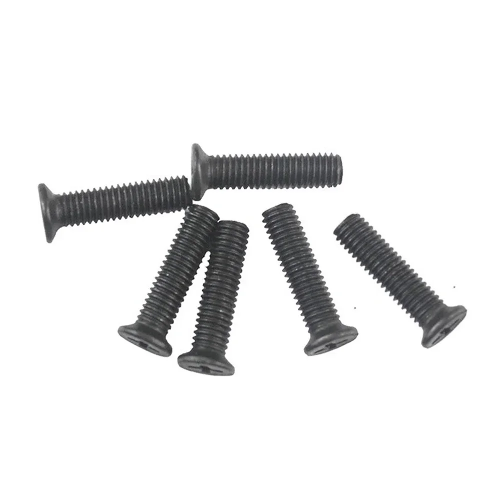 Parafuso de fixação de mandril Black Drill, Bits adaptadores, Rosca Haste, UNF, Mão esquerda, M5, M6 x 25mm, Ferramentas elétricas, 3 ", 8", 6 peças