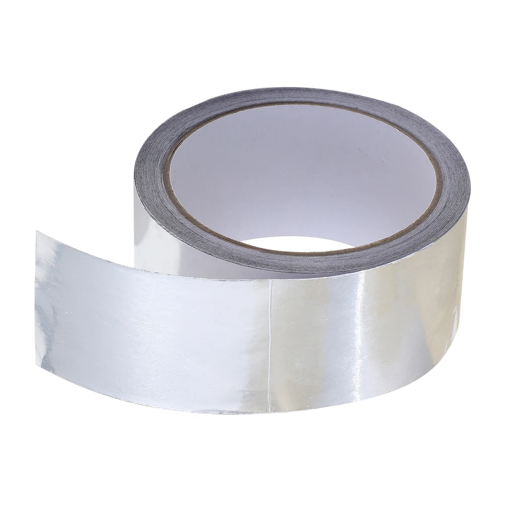 

1 Roll Aluminum Heat Resistant Strong Adhesive Insulation Sealing Repair Seal Roll For Exhaust Ventilation Patching Duct Foil