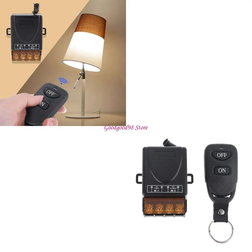 

Wireless Switch Module RF433MHz Remote Control Receiver Transmitter 9V-85V