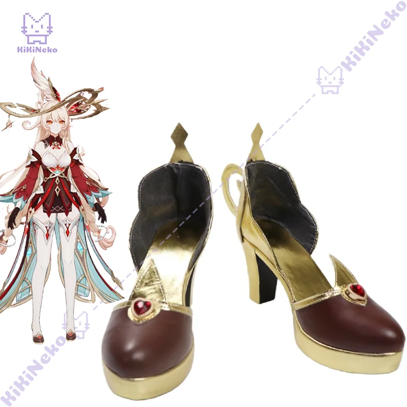 Jeu Genshin Impact Alice Cosplay chaussures Alice Cosplay chaussures bottes pour Hallowmas fête carnaval adulte femmes hommes
