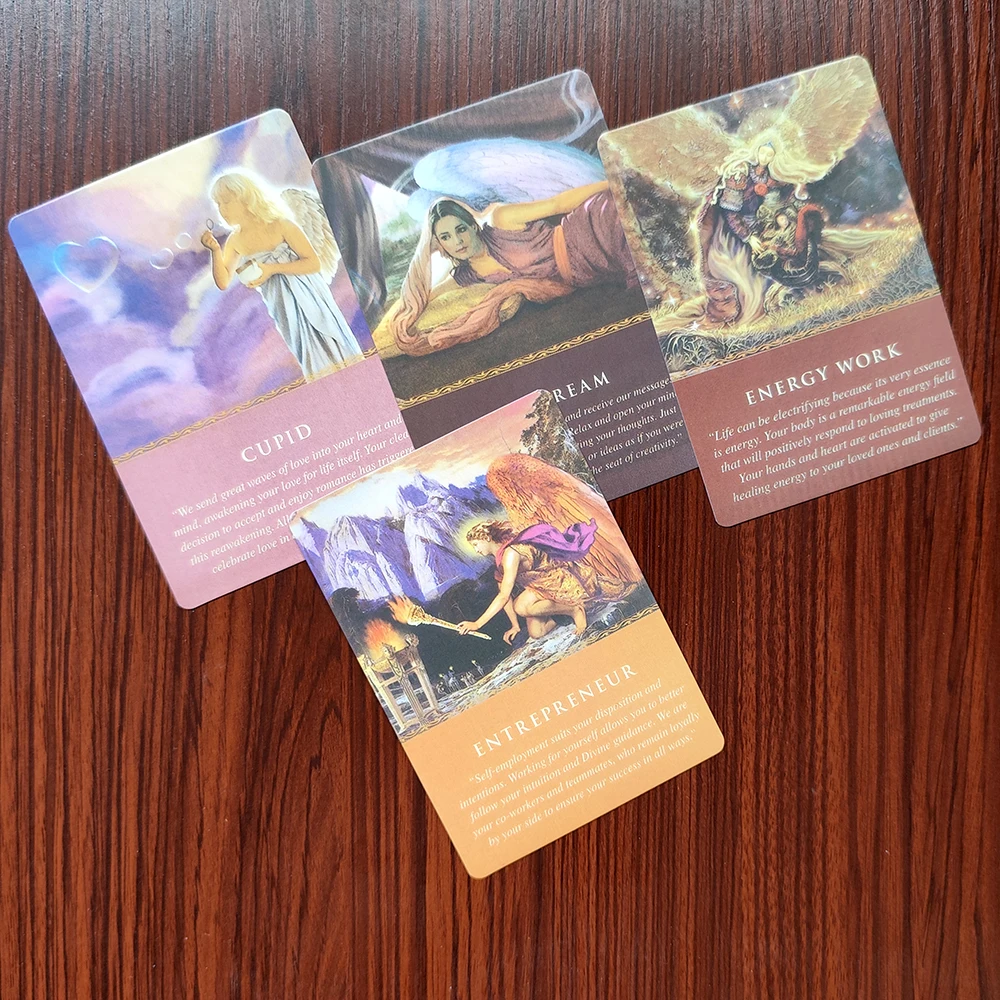 Daily Guidance from Your Angels Oracle Cards for beginners as well as those experienced with divination cards
