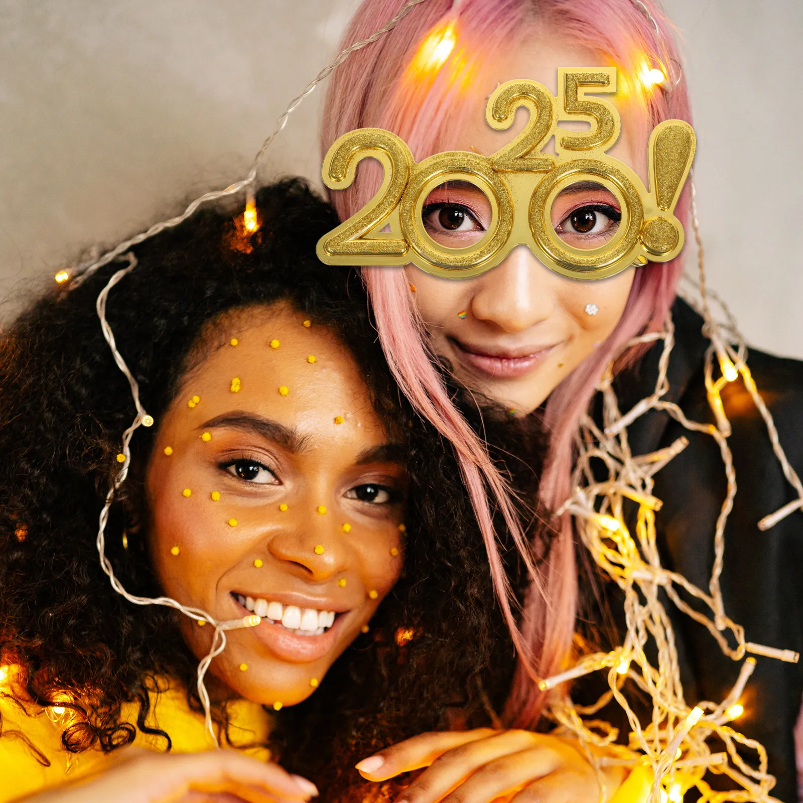 

1pcs 2025 Number Design Funny Glasses Party Eyewear Props For New Year Celebration Festival Photo Booth Party Supplies Accessory