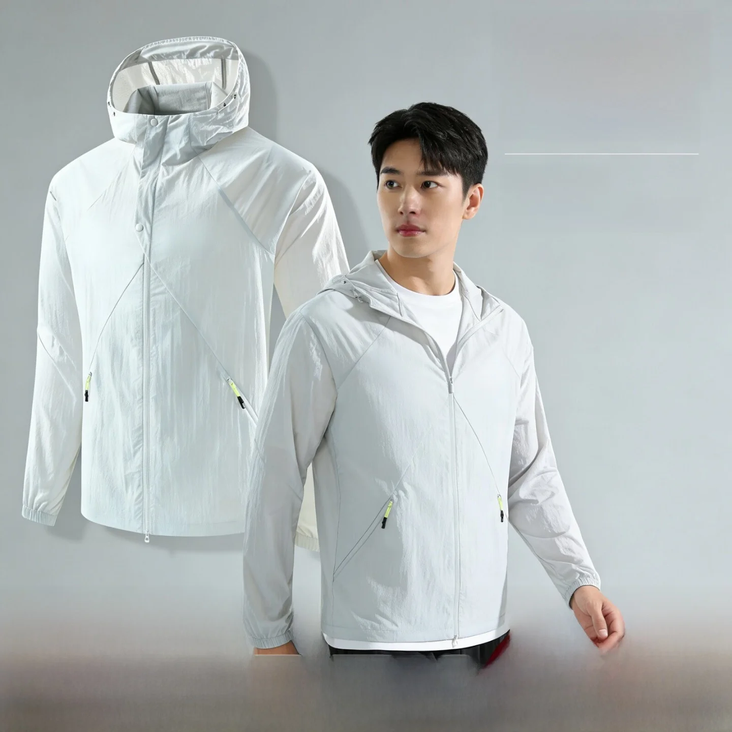 40d-bubble-pattern-tear-resistant-outdoor-hooded-jacket-upf50-sun-protection-for-men-and-women-spring-summer-lightweight-zipp