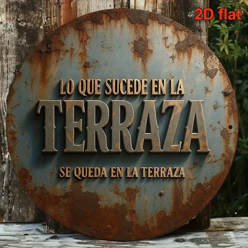 Brand What Happens On The Patio Stays Vintage Metal Wall Art Aluminum Sign For Home Decor Gift
