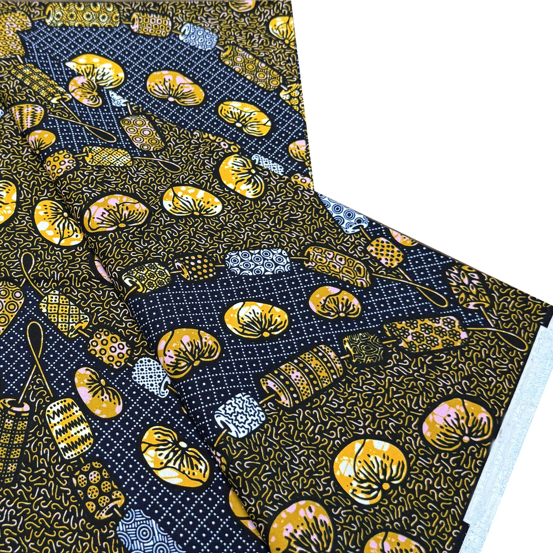 Afrikanischer Wax-Print-Stoff  – African Ankara Print Bewertung und Preis