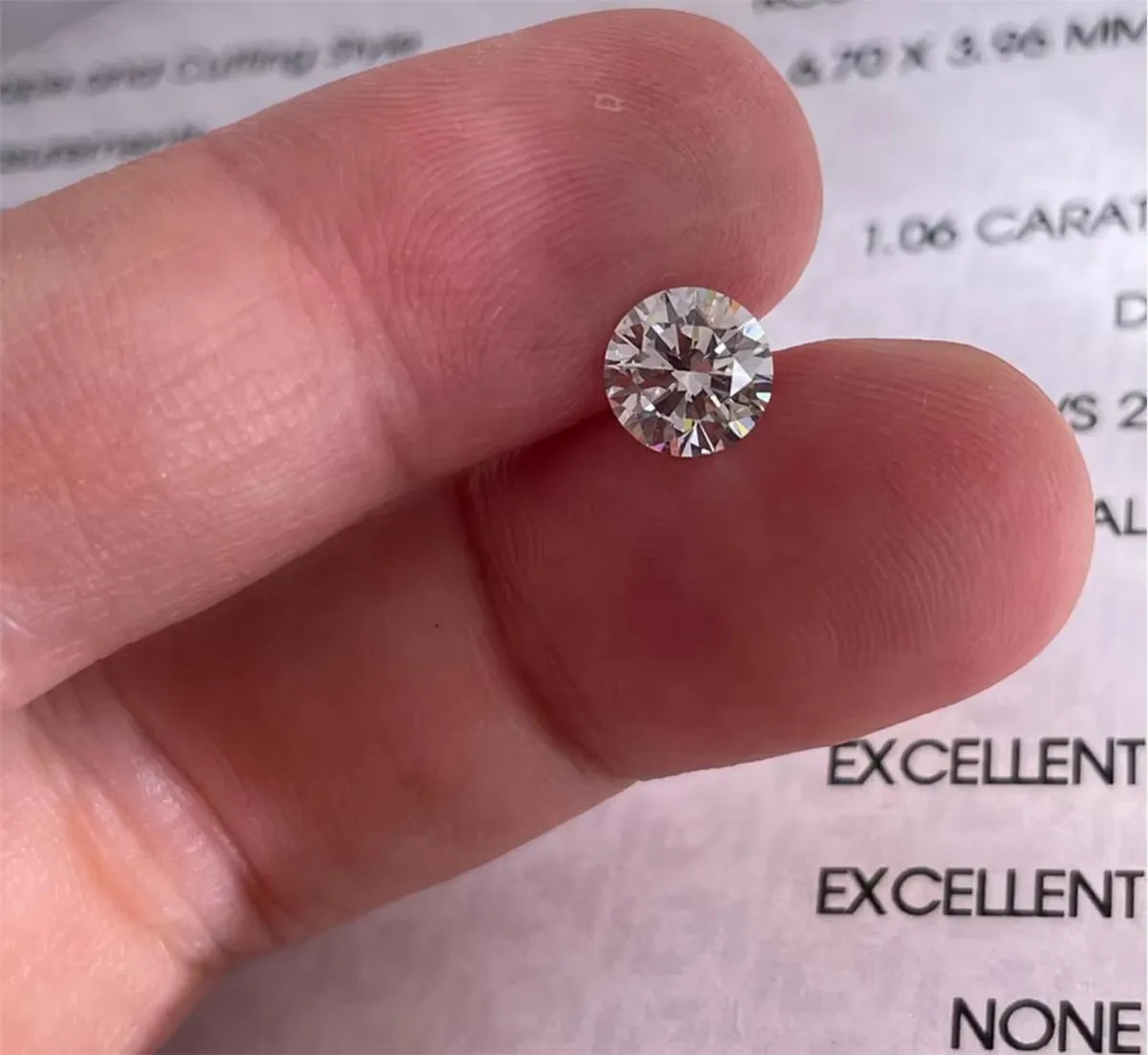 

100% тестер алмазов, созданный в лаборатории бриллиантов HPHT CVD для ближнего боя, 0,8 ~ 3,0 мм, небольшой размер, выращенный в лаборатории бриллиант, оптовая продажа