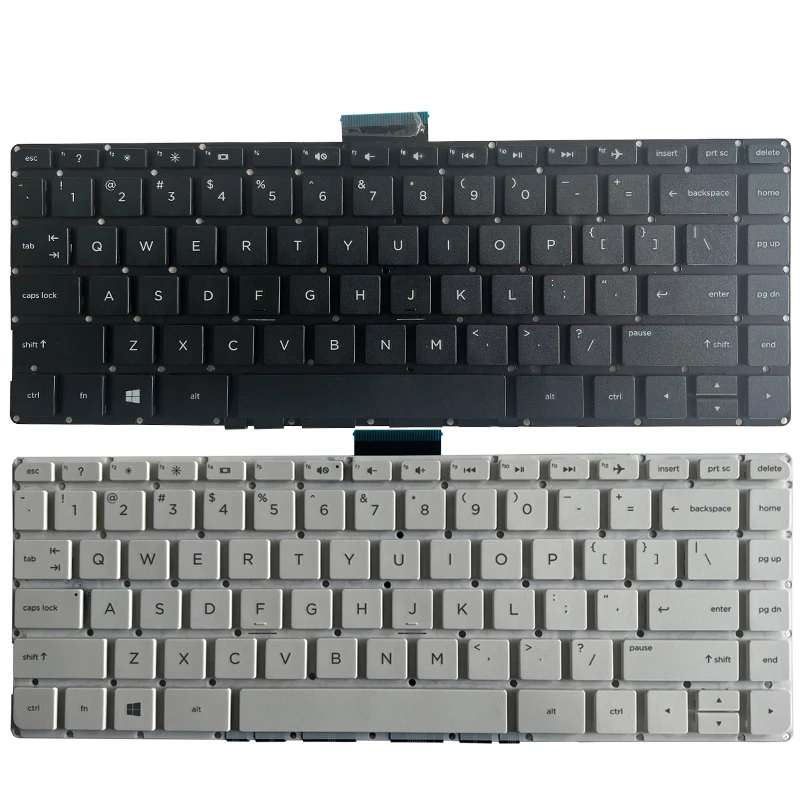 US Laptop Keyboard For HP Pavilion x360 13-S 13T-S 13-s000 13t-s000 13-s100 13-S128NR 13-S192NR 13-s200 901658-251 black white