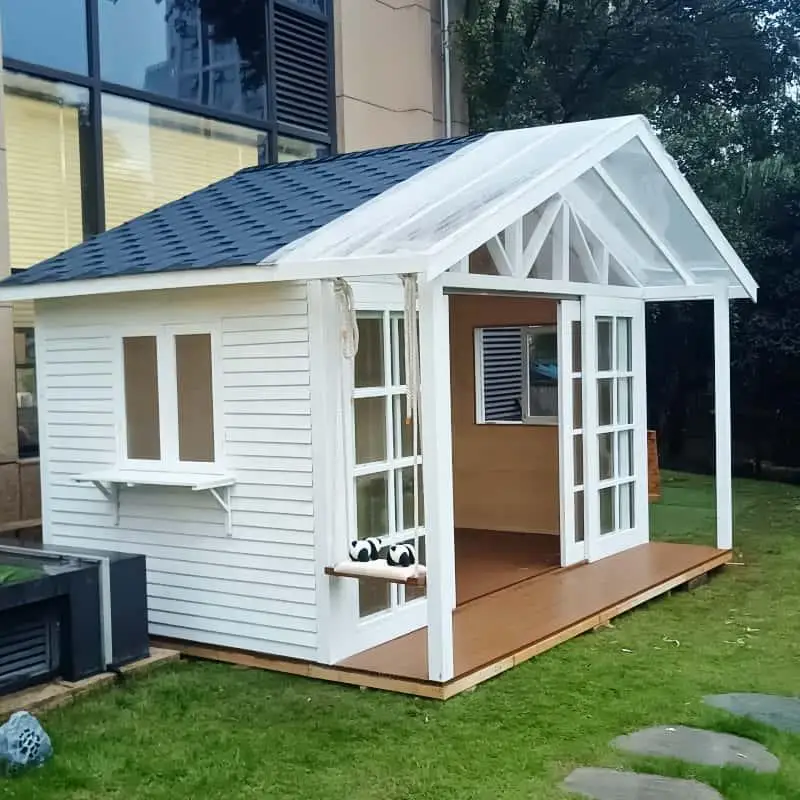 Outdoor B & B Cabin Courtyard Tool Room Garden Villa Leisure Tea Room Anticorrosive Wood Residential Small House