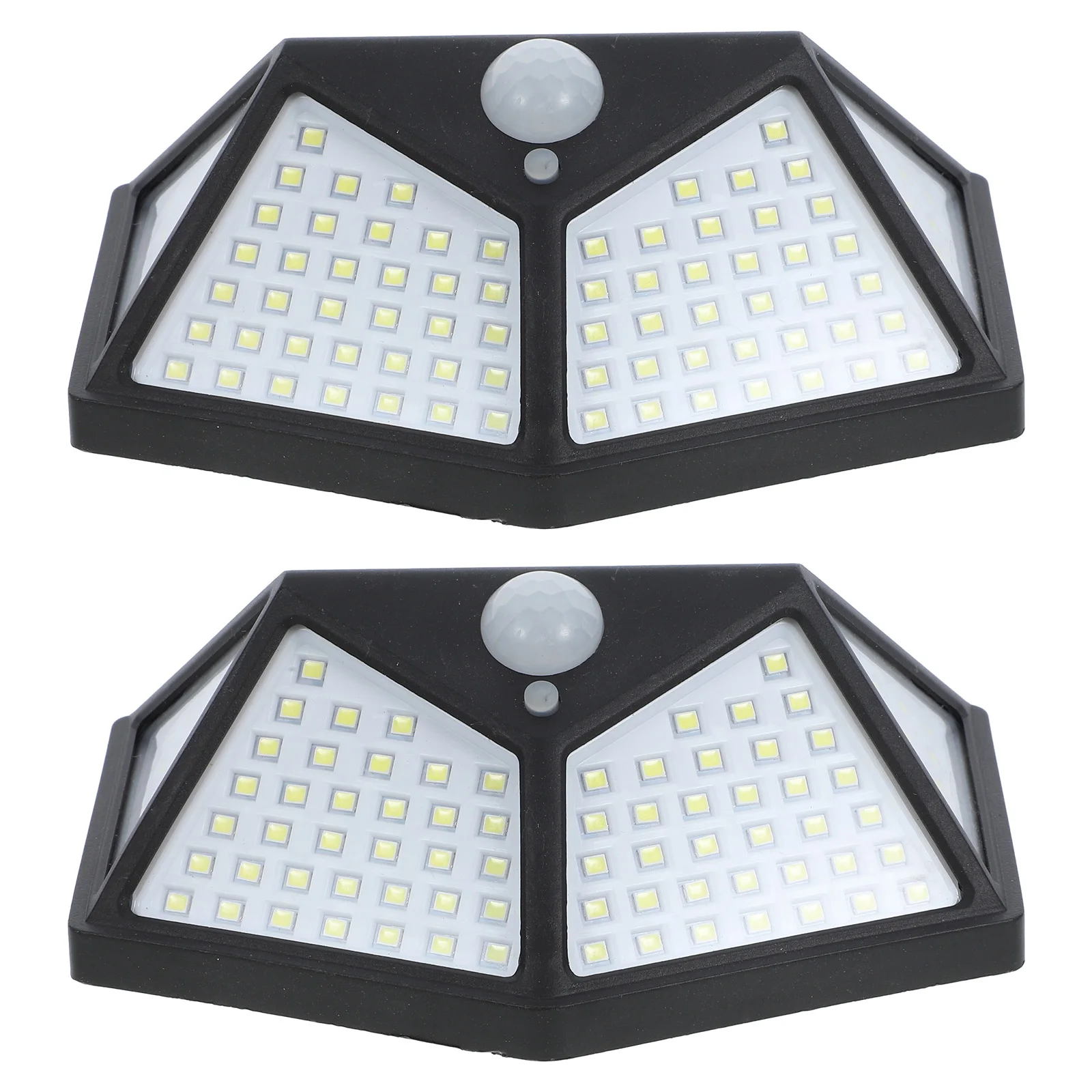 

2Pcs Solar LED Wall Lights Outdoor Waterproof Sensor Lamps for Yard Garden Easy Installation Safe Environmental