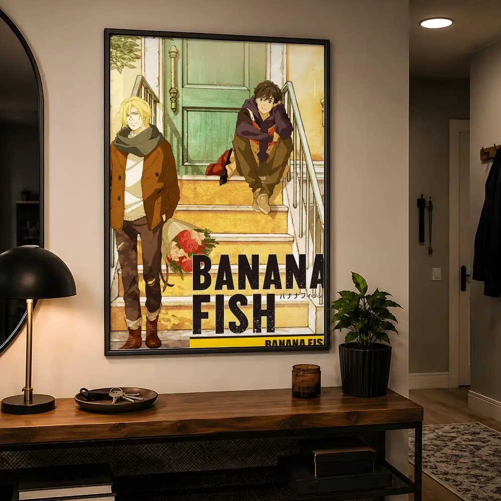 Anime Banana Fish Ash Lynx Eiji Okumura Poster Peel And Stick Wall Art PP Waterproof HD Bedroom Living Room Home Decor Gift view 5