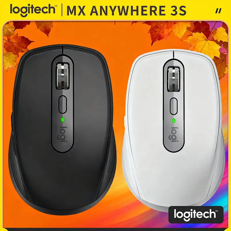 

Компактная мышь Logitech MX Anywhere 3S, эргономичный дизайн, перезаряжаемая, с быстрым прокруткой для портативных ПК Mac