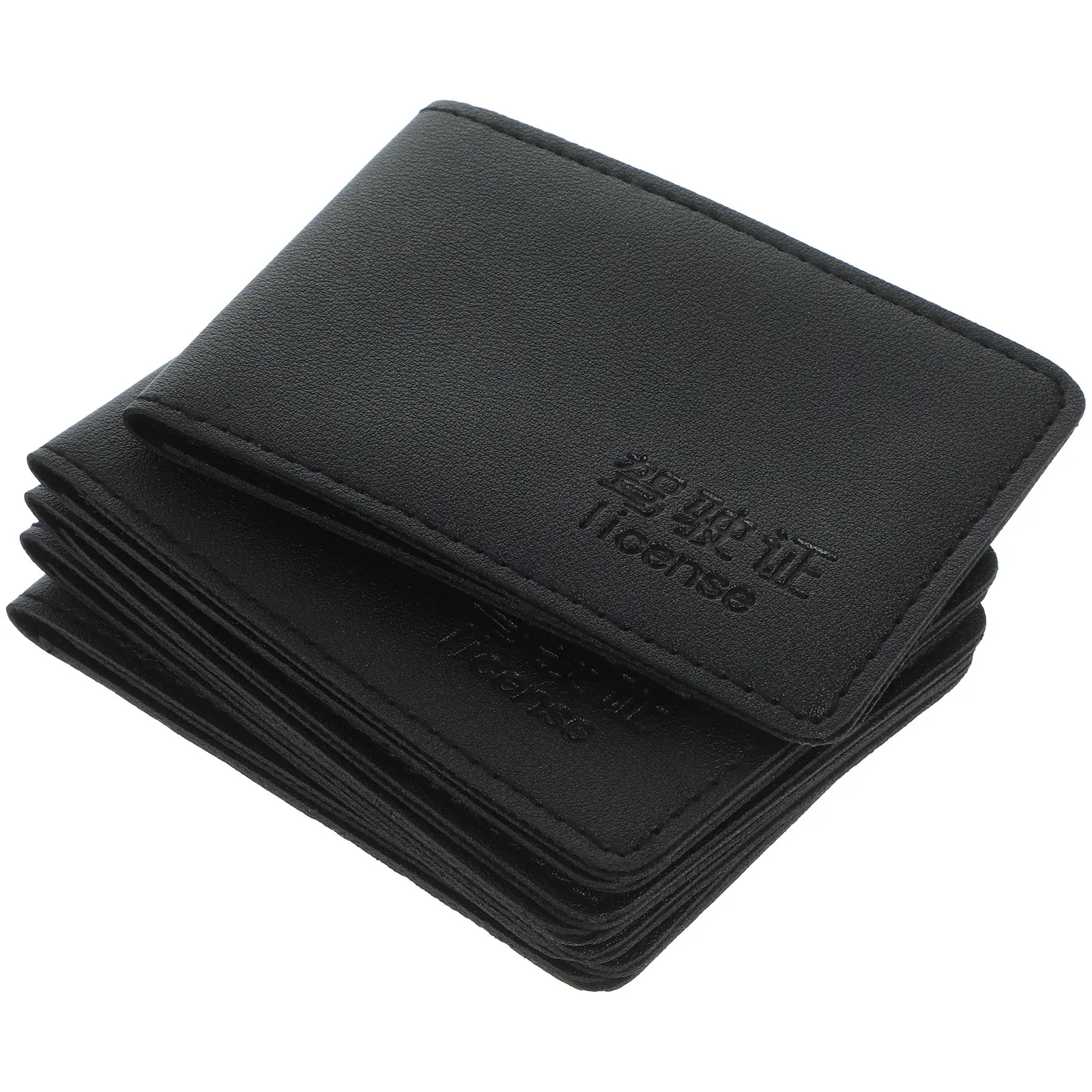 

5Pcs Drivers License Holder Premium PU Credit Card Wallet Id Passport Cash Organizer for Men Office Party Daily Use
