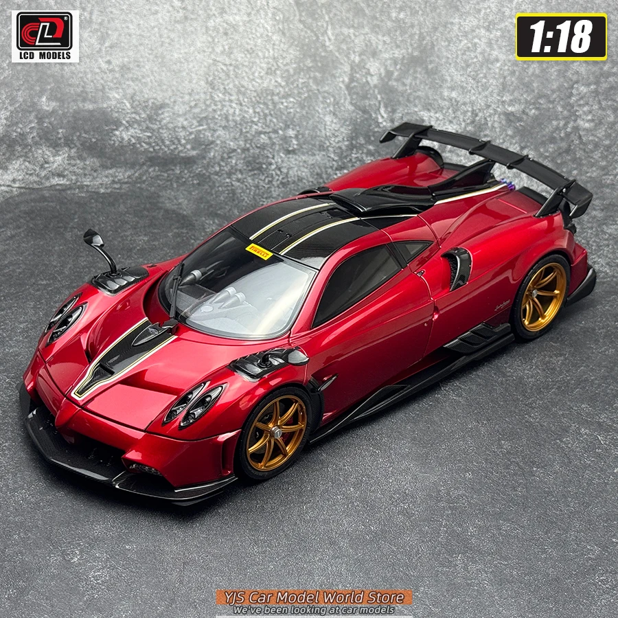 LCD CLD Diecast Model 1/18 Schaal Pagani Imola Metalen Statische Decoratie Feestdagcadeau Collectie