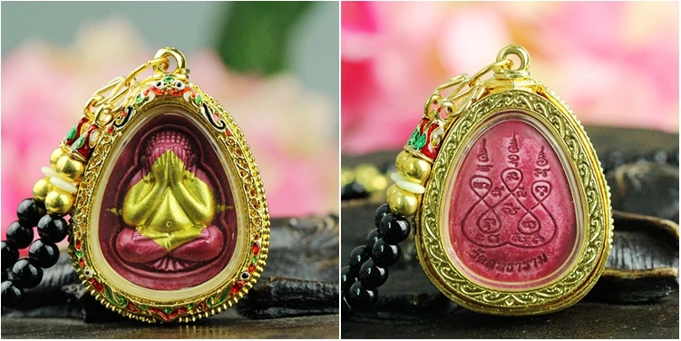 Southeast Asia Thailand Temple talisman bring wealth money GOOD LUCK BLESS safe health YAN MIAN God Buddha card  Amulet