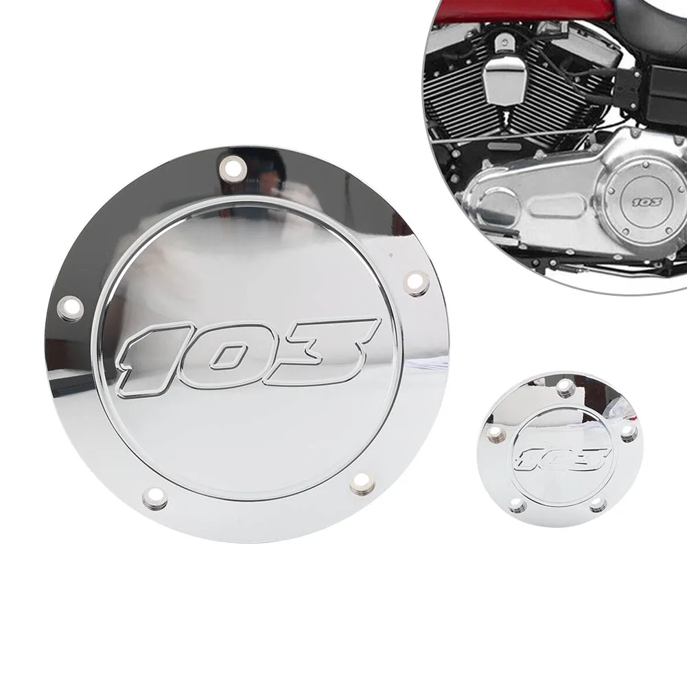 

Chrome Motorcycle Derby Cover Timing Timer Cover Aluminum For Harley Davidson Dyna 1999-2017 Softail Touring