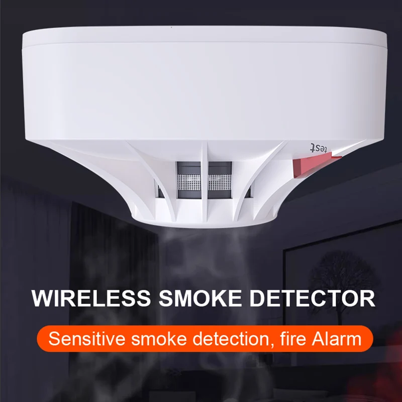 Fire Protection Smart Smoke Alarm Detector for Home and Warehouse Security - Independent Sensor, Reliable Warning