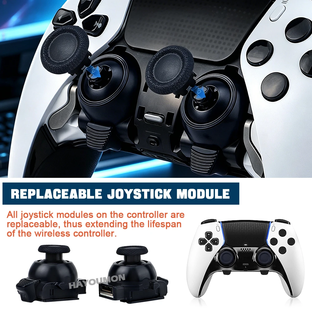 Carbon-Film-Analog-Joystick-Ersatzmodul für PS5 Edge Controller Daumenstick-Reparatur-Ersatzteile 1 Stück 2 Stück – Detail 6
