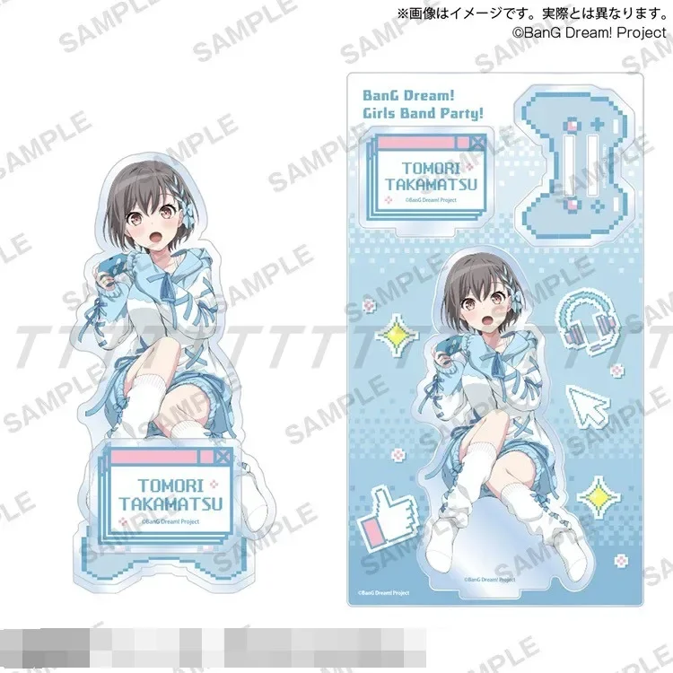 Game Takamatsu Tomori Hikawa Hina Ichigaya Arisa Hazawa Tsugumi Acrylic Stand Doll Anime Figure Model Plate Cosplay Toy Gift