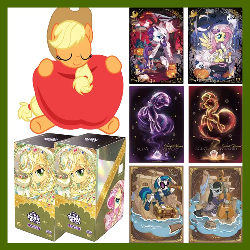 KAYOU Official My Little Pony Card Eternal Friendship Radiant Moon Pack SGR ZR UR Flash Card Anime Cartoon Periphery Card Toys