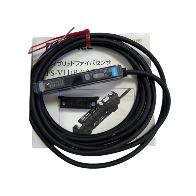 KEYENCE FS-V11 FS-V10 FS-V11P FS-V12P Fiber Optic Sensor Amplifier Cable Type Host NPN Used for Counting Detection in Stock