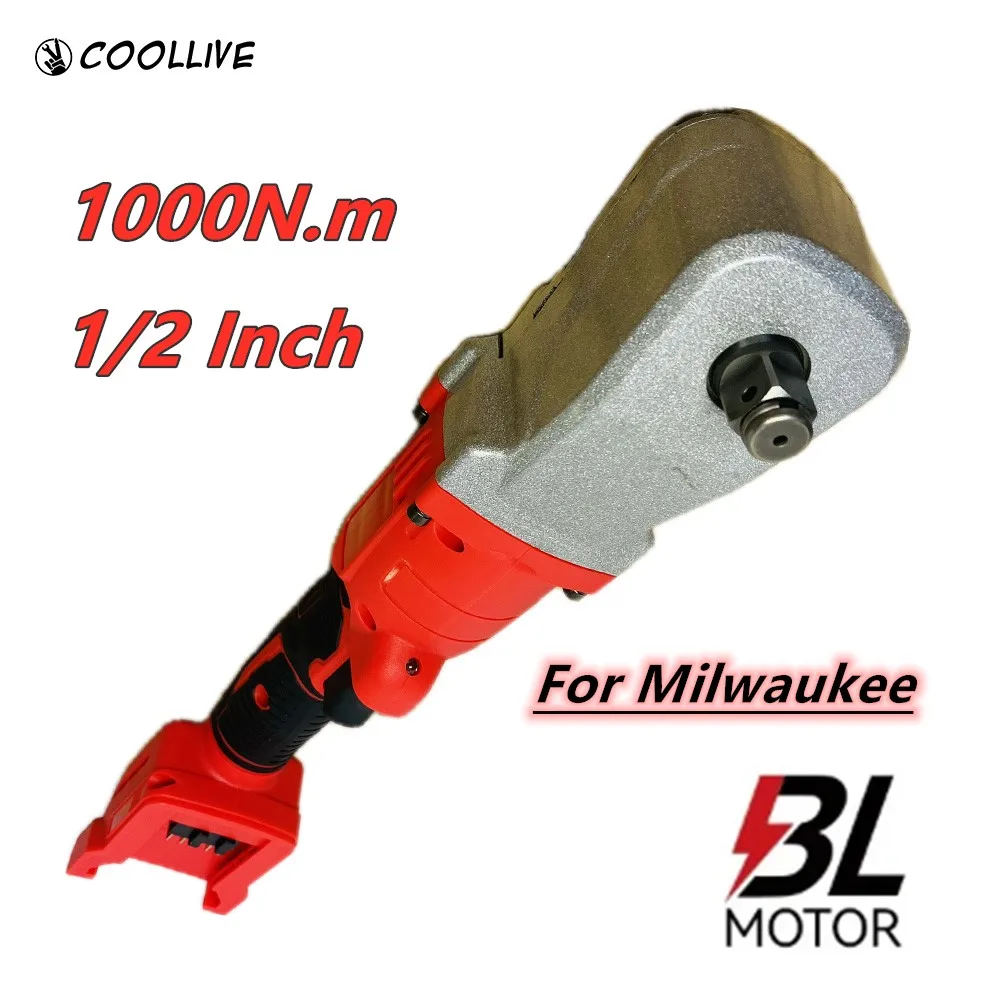 

For Milwaukee 18V Battery 1/2'' Brushless Ratchet Wrench Cordless Driver Removal Screw Nut Car Repair Electric Wrench Tools