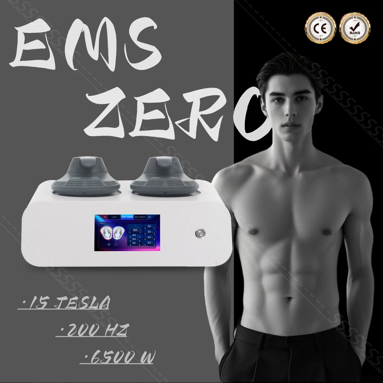 

EMSzero 6500W Machine 2025 EMS Body Slimming Sculpting Fat Burning RF ABS Muscle Stimulating Upgrade Weight Lose Electromagnetic