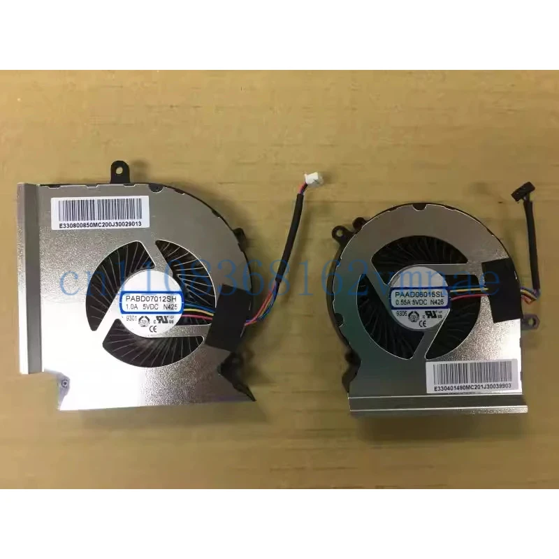 New  Cooling Fan CPU GPU FOR  MSI GE65 Raider GL65 GP65 Leopard MS-16U1 MS-16U2