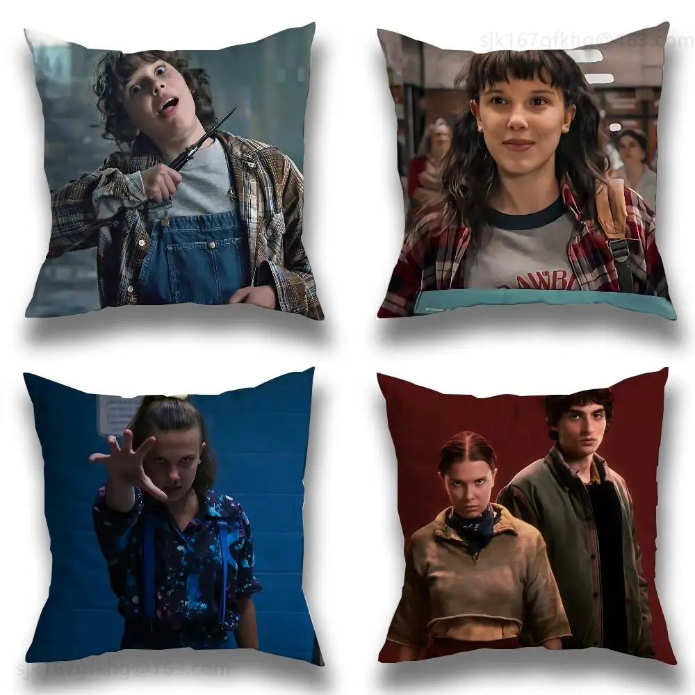 

Millie Brown Stranger Pillow Case Sofa Living Room Bedroom Headboard Backrest Cushion Square Cushion Nap Time