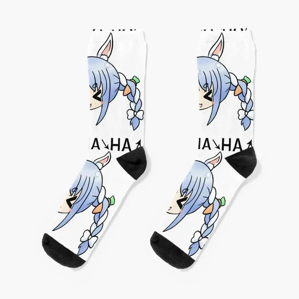 

Usada Pekora Chibi Socks colored compression Men Socks Luxury Brand Women's