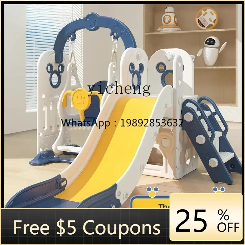 ZZ Slide Balançoire coulissante domestique intérieure pour enfants Aire de jeux multifonctionnelle familiale 2 en 1