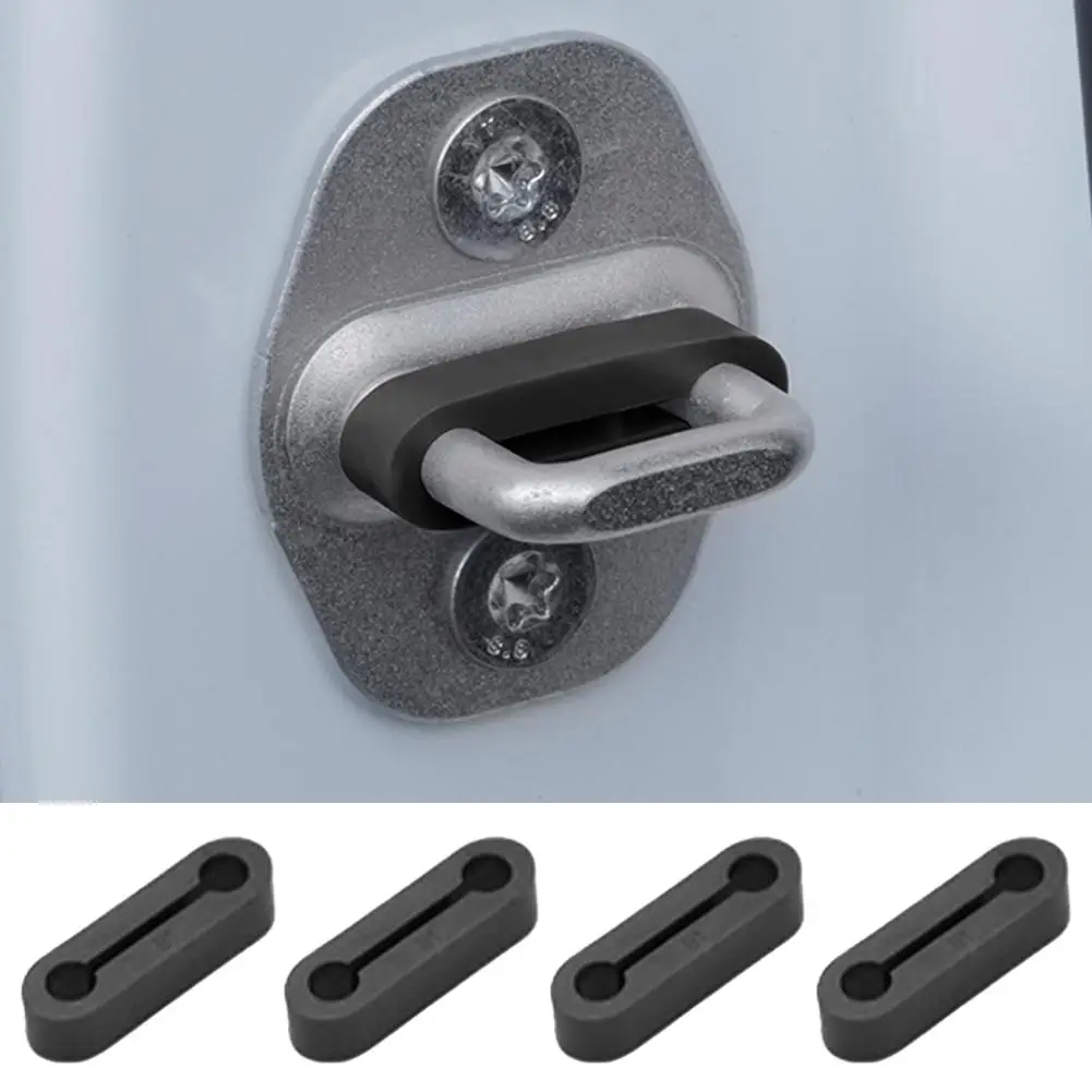 4pcs Universal Car Door Lock Damper Buffer Sillcone Deadener Seal Shock Absorber Noise Insulation for Car Accessories