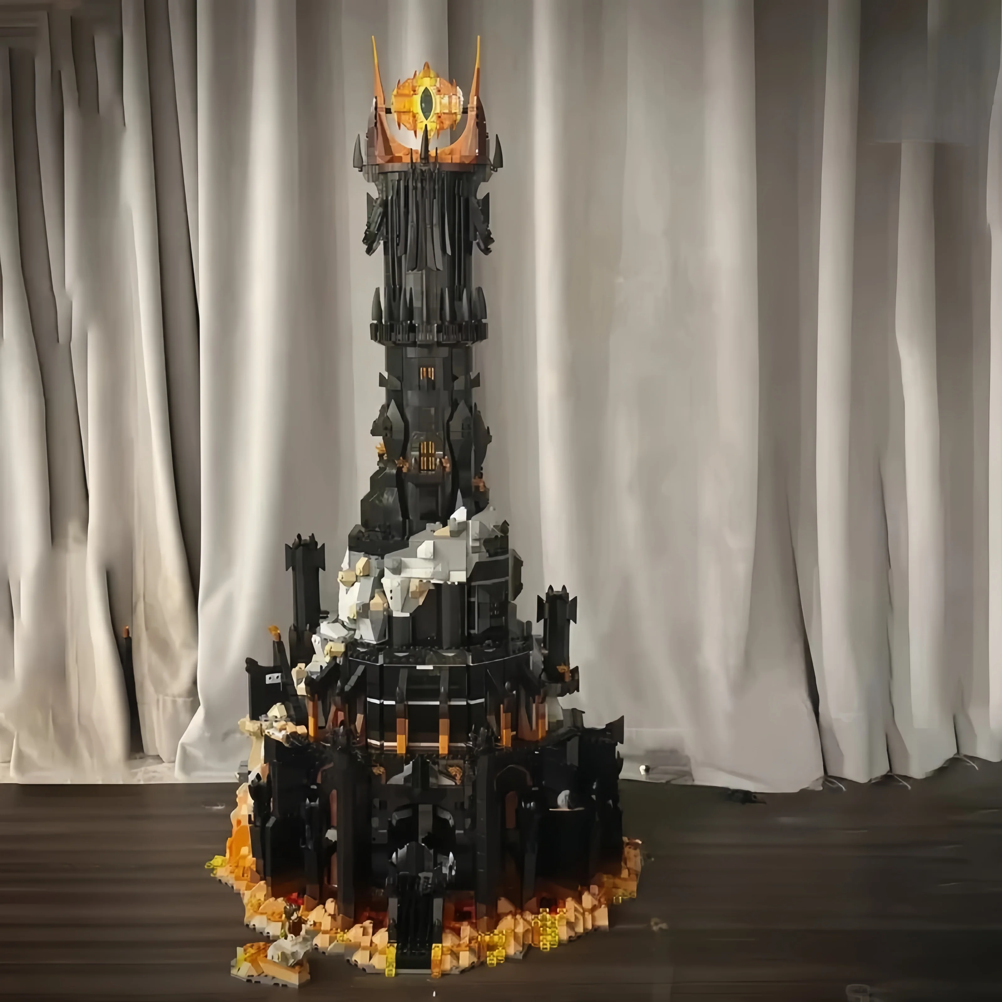 

Classic model 5471Pcs 10333 Black Tower Dark Model Building Blocks Kit Bricks Toy for Kids Adult Birthday Gifts 2026 NEW Icons